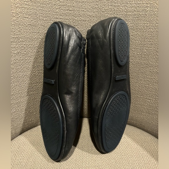 Tory Burch Navy Blue Ballet Flats Leather 7.5 - Picture 4 of 4